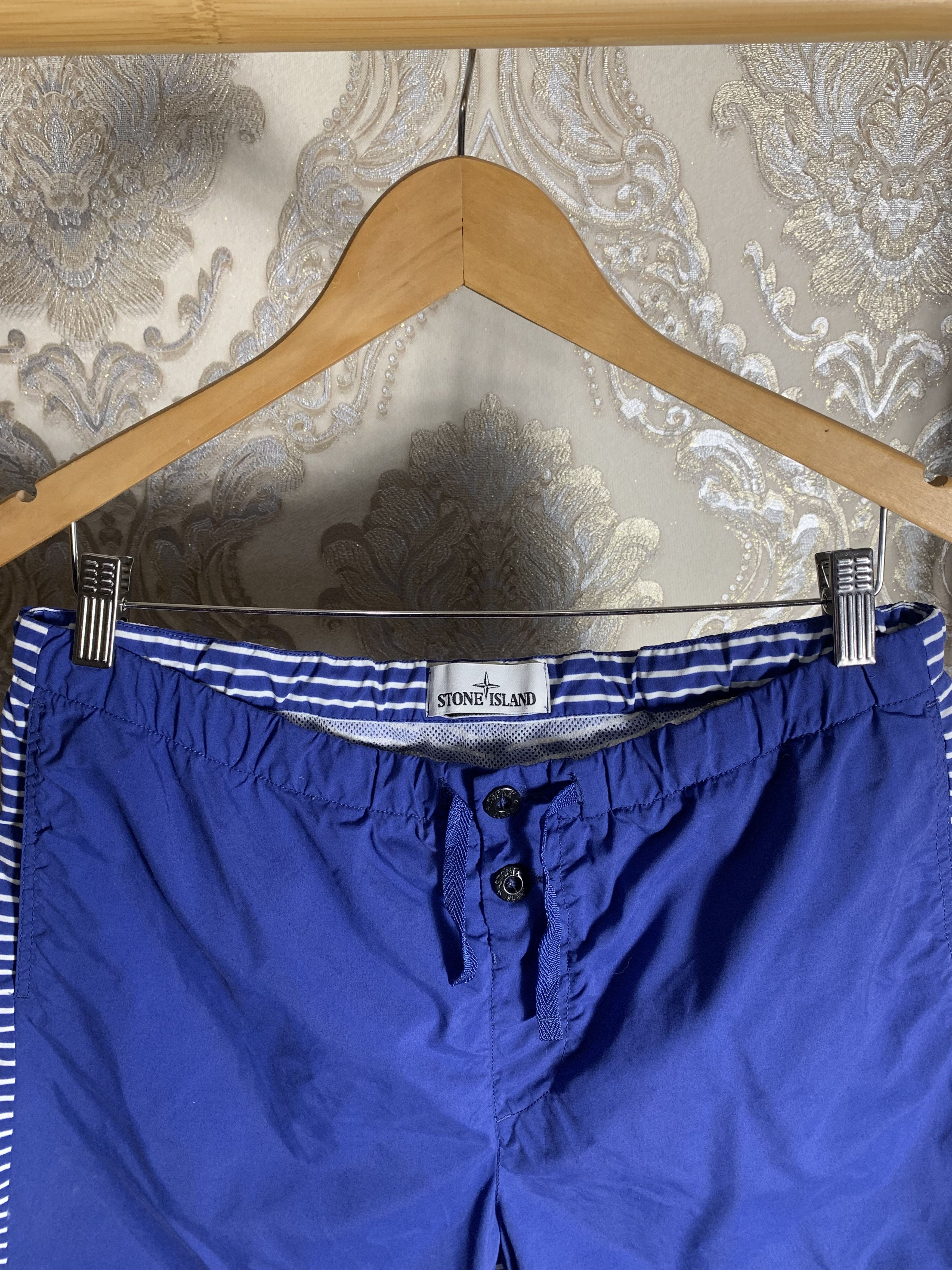 Stone Island VINTAGE STONE ISLAND MARINA CLASSIC DESIGNER SHORTS 90s Size US 32 / EU 48 - 4 Thumbnail
