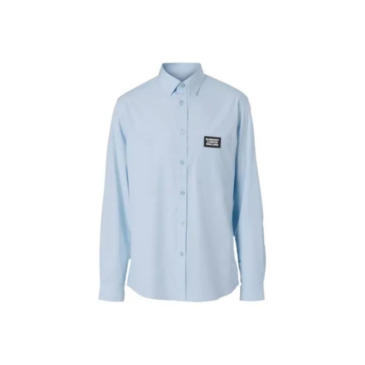 Burberry Burberry Logo Cotton Long Sleeve Shirt for Men Size US XXL / EU 58 / 5 - 1 Thumbnail