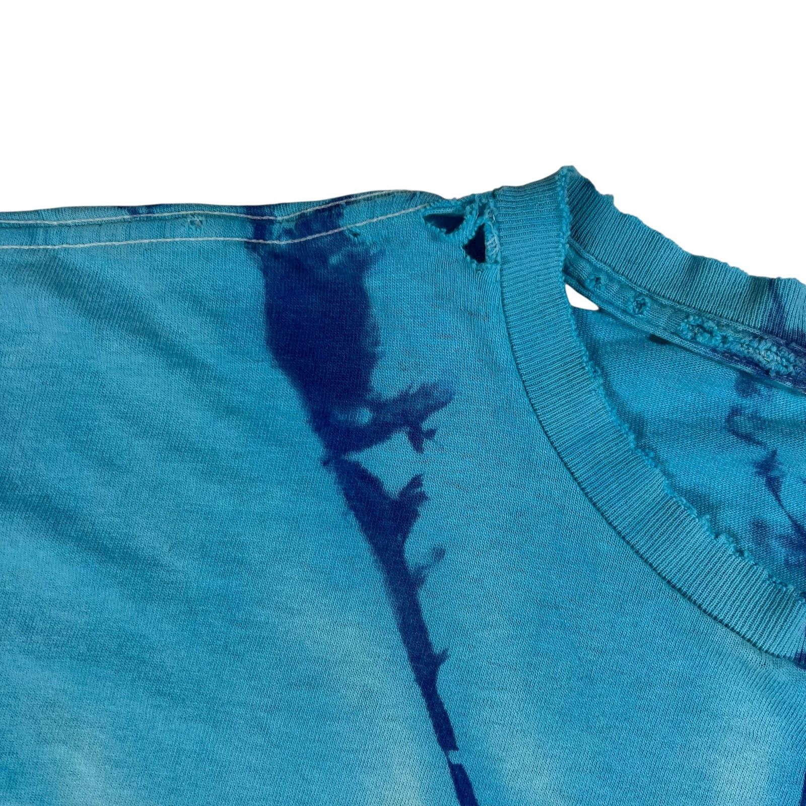Vintage Vintage Dolphin Mermaid tie dye distressed M. Dubois art tee Size US L / EU 52-54 / 3 - 8 Thumbnail