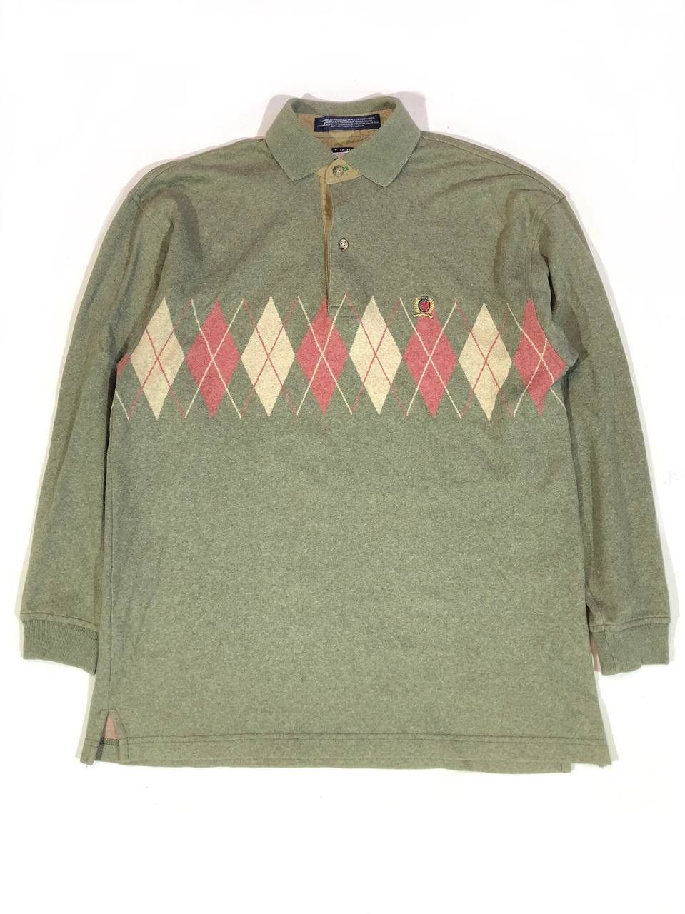Tommy Hilfiger × Vintage Tommy Hilfiger Long Sleeve Vintage Size US S / EU 44-46 / 1 - 1 Thumbnail
