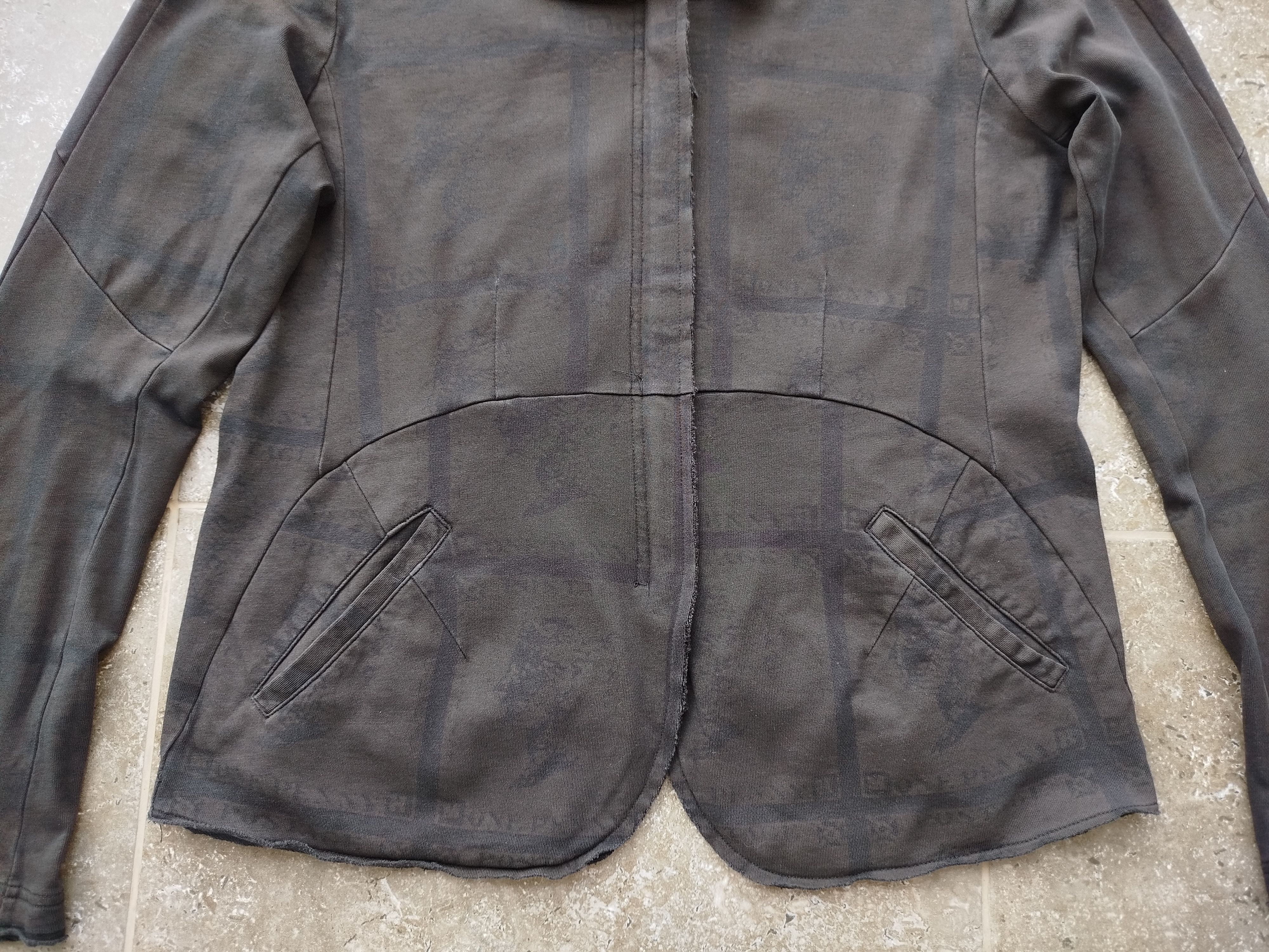 Rundholz Cardigan Jacket Full Zip Pockets One Penny Print Cotton Size L / US 10 / IT 46 - 4 Thumbnail