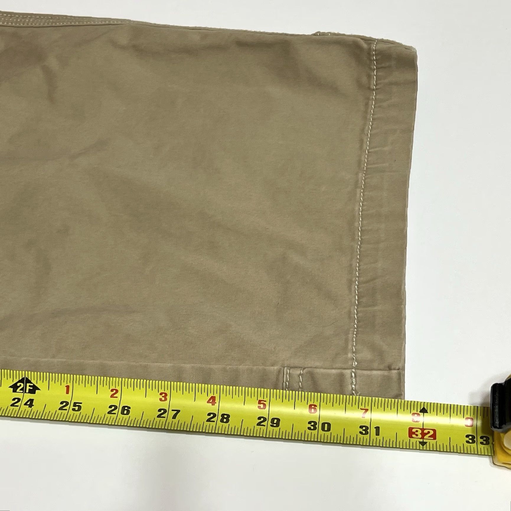 Vintage Cabela's Casuals Pants Mens 38x32 Canvas Beige Flat Front Pockets Regular Straight Outdoor Workwear 90s? Size US 38 / EU 54 - 6 Thumbnail