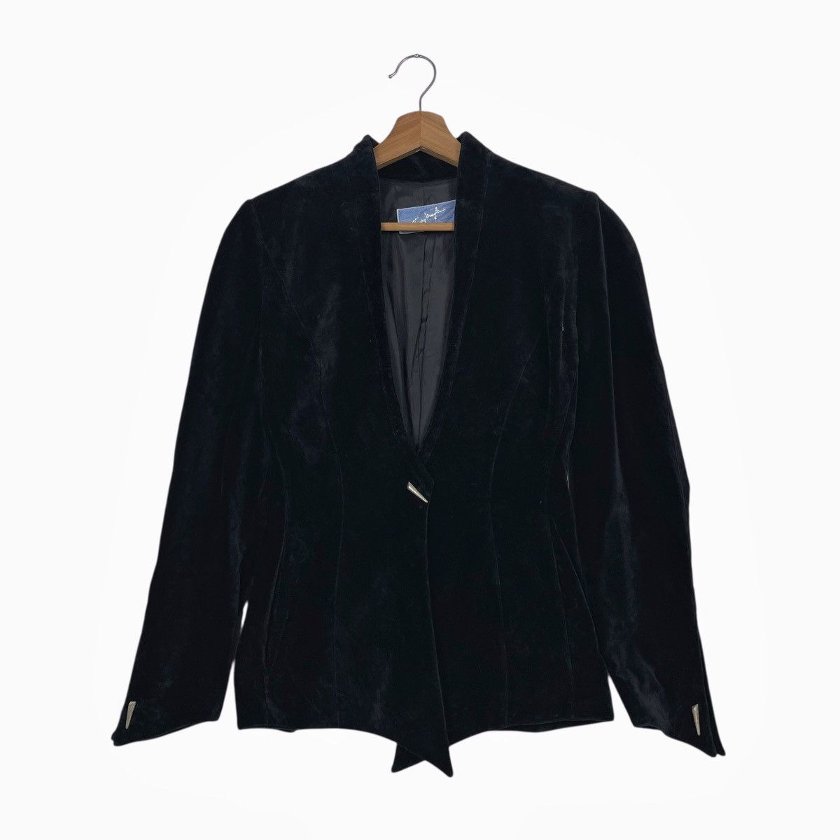 Thierry Mugler Thierry Mugler Velvet Jacket Size S / US 4 / IT 40 - 1 Thumbnail