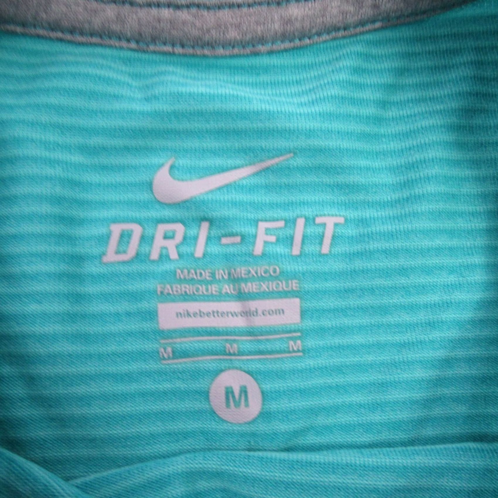Nike Nike Shirt Mens Medium Stripes Short Sleeve Crew Neck Lightweight Size US M / EU 48-50 / 2 - 7 Thumbnail