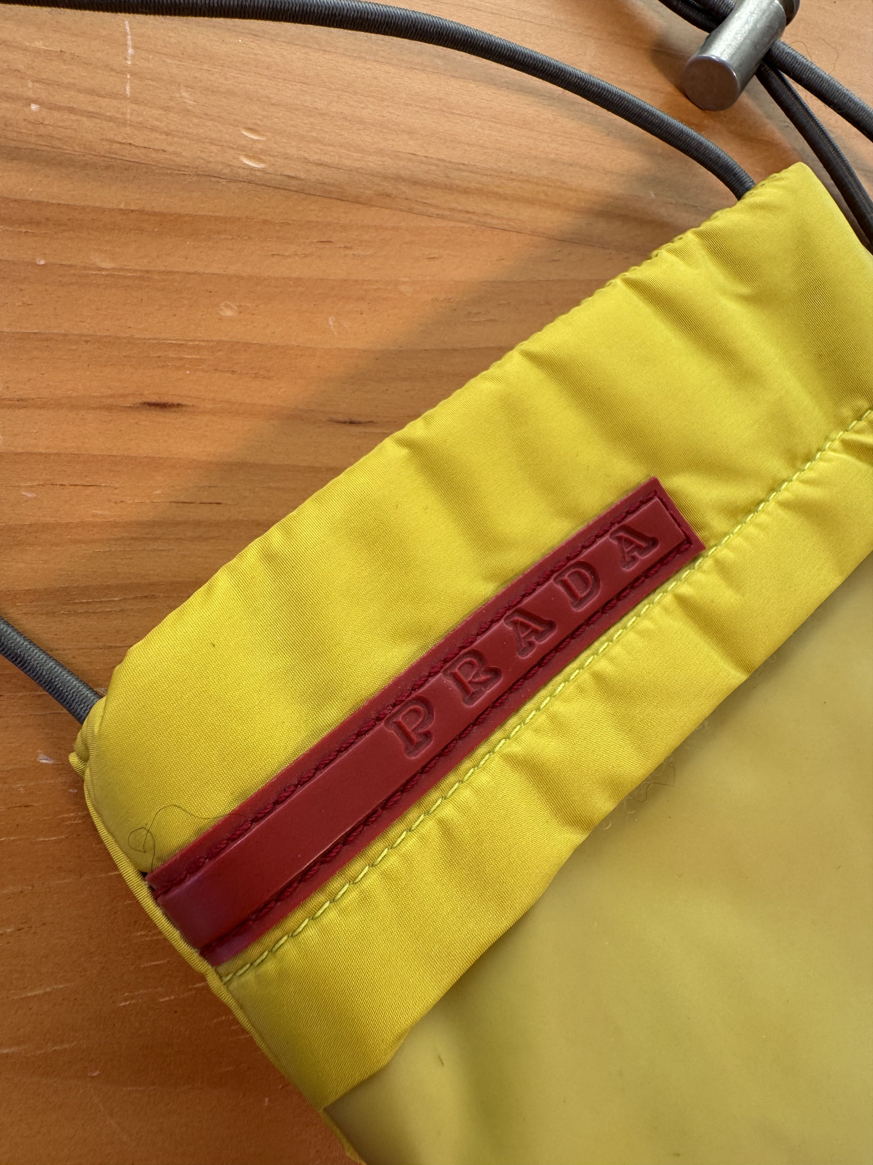Prada SS 99 Prada Crossbody Elastic Cord Pouch Bag Size ONE SIZE - 3 Thumbnail