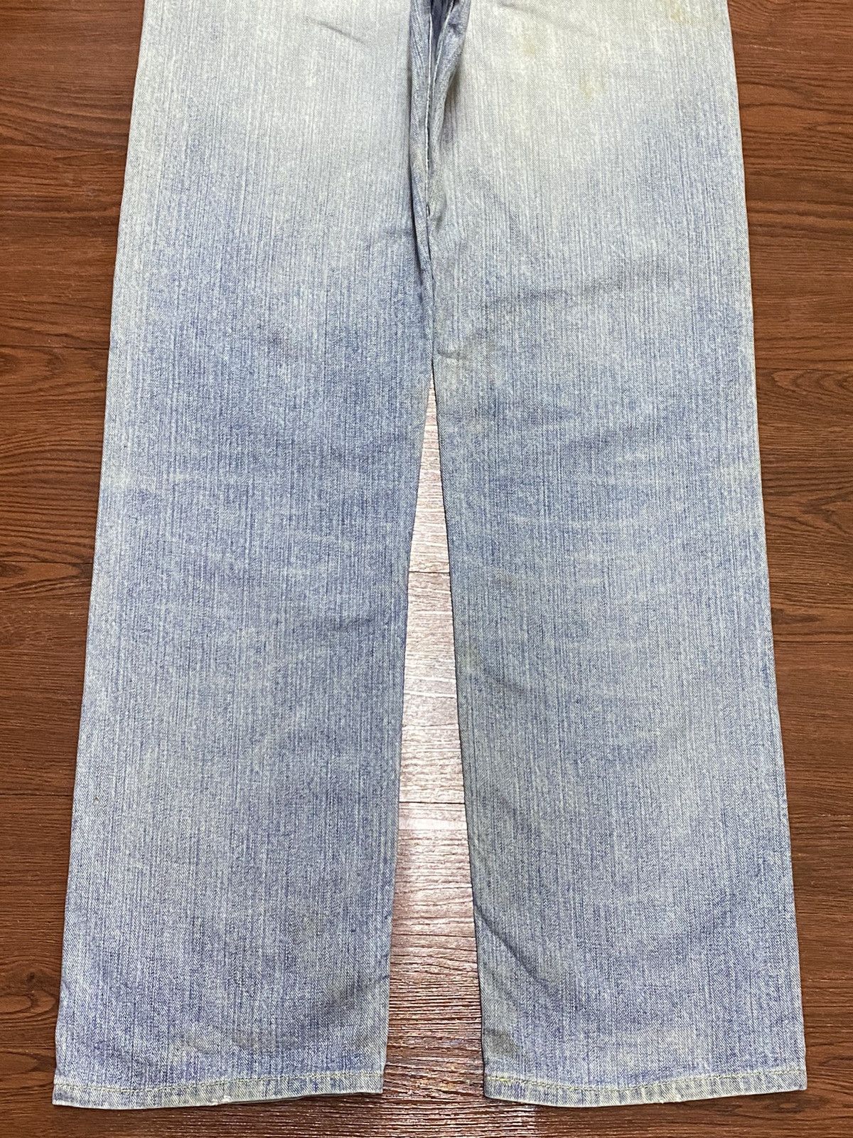 Japanese Brand Vintagw Lee Riders Faded Wash Distressed Loose Jeans Size US 30 / EU 46 - 6 Thumbnail