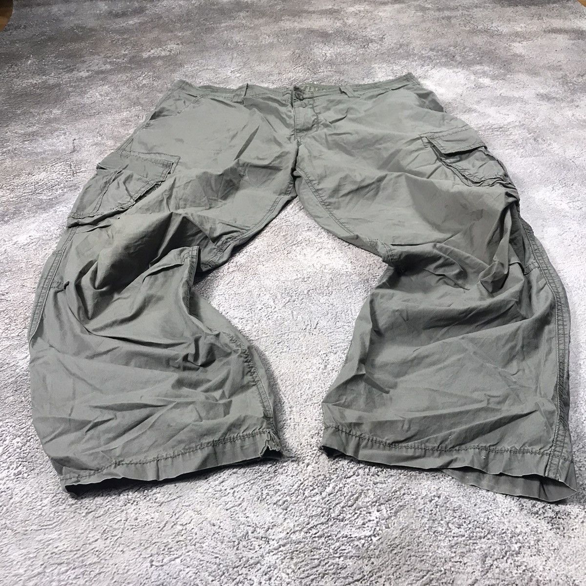 Vintage Vintage 90s Baggy Cargo Pants Parachute Flared Streetwear 30 Size 30" / US 8 / IT 44 - 1 Thumbnail