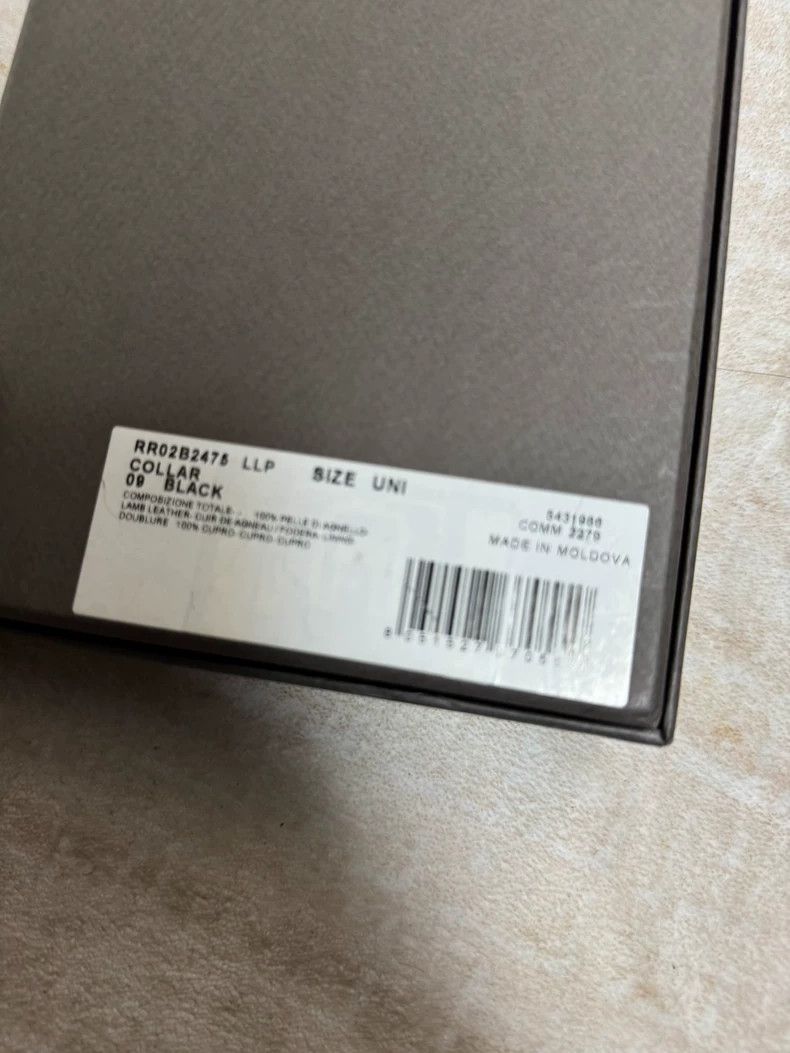 Rick Owens Rick owens 22FW Leather Collar Size ONE SIZE - 4 Thumbnail