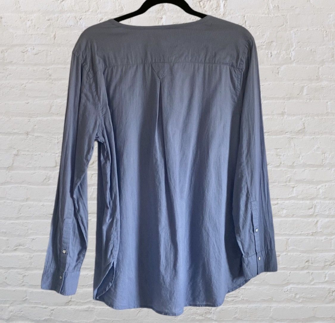 Calvin Klein CALVIN KLEIN LONG SLEEVE BUTTON UP BLOUSE TOP WITH POCKETS Size M / US 6-8 / IT 42-44 - 8 Thumbnail