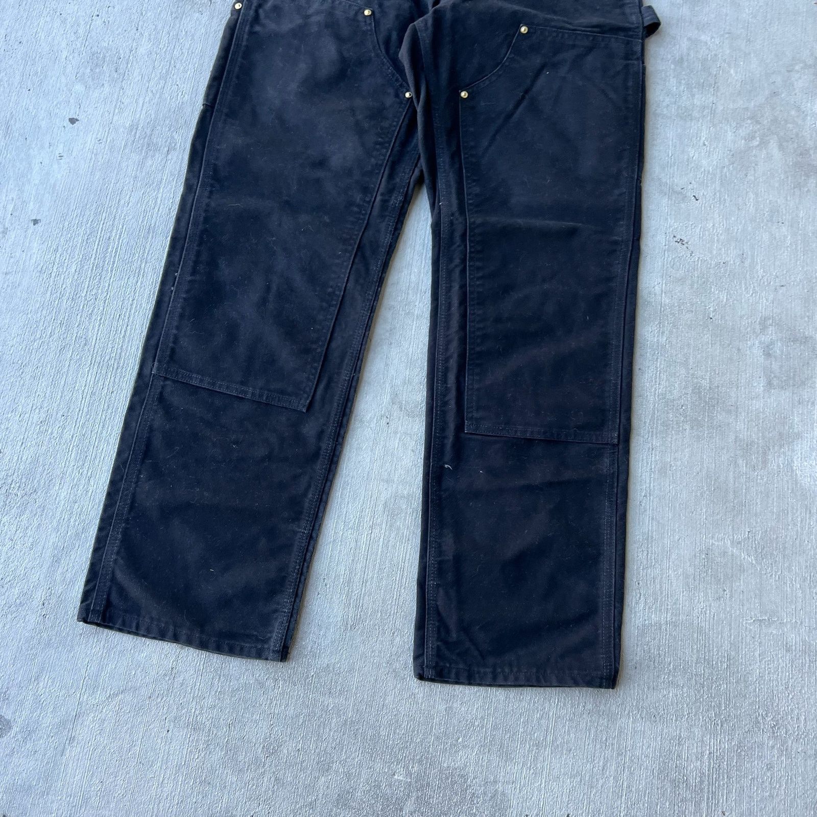 Carhartt × Vintage Carhartt black double knee work wear carpenter pants Size US 28 / EU 44 - 3 Thumbnail
