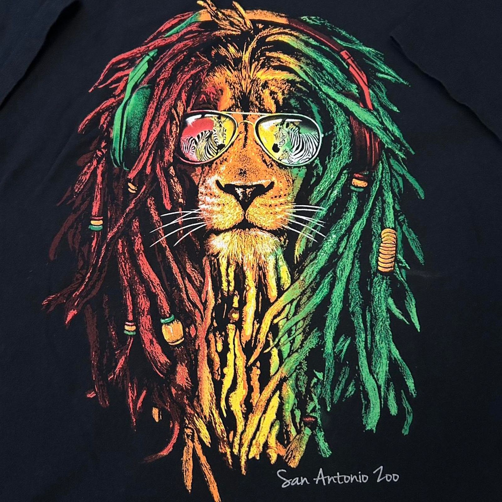 Other Y2k rastafari lion tee Size US XL / EU 56 / 4 - 2 Thumbnail