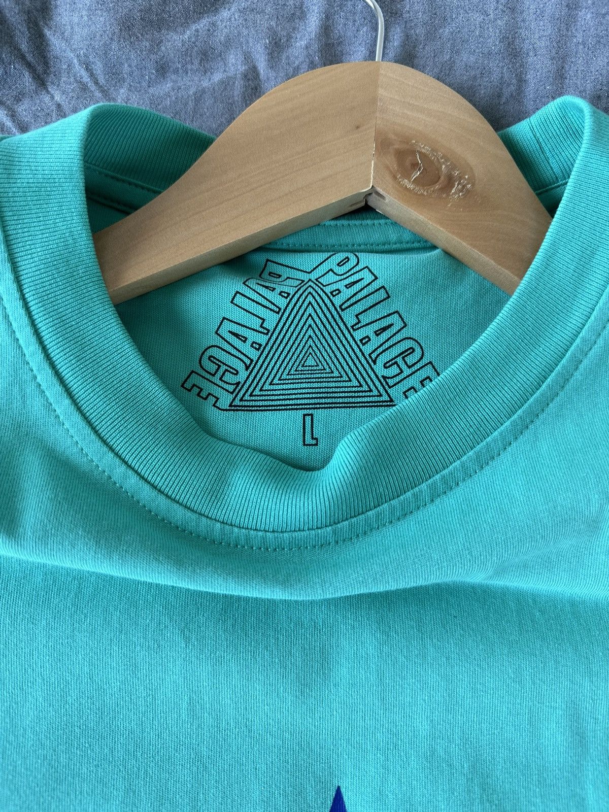 Palace Palace Euro Tee Shirt Aqua Soccer Jersey Zoot Bulldog FW21 Size US L / EU 52-54 / 3 - 4 Thumbnail