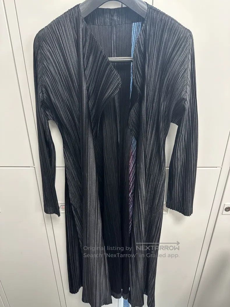 Issey Miyake Issey Miyake Black Long Trench Coat Size S / US 4 / IT 40 - 1 Thumbnail