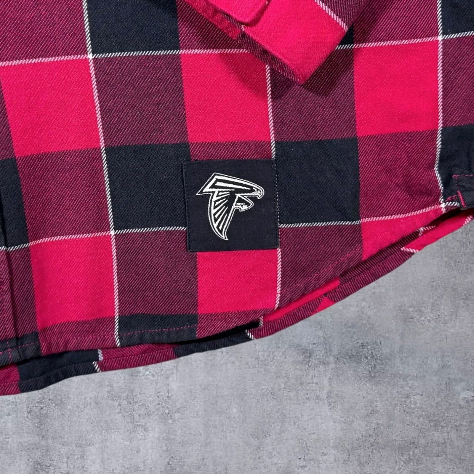 Levi's Levi's NFL Atlanta Falcons Red Black Plaid Check Long Sleeve Flannel Shirt Medium Size US M / EU 48-50 / 2 - 4 Thumbnail
