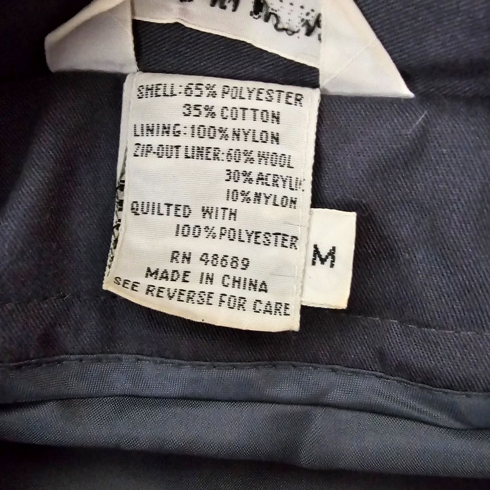 Vintage VINTAGE British Mist Coat Gray M Women 3-in-1 Jacket Wool Lined High Neck Adjustable Waist Shirt Coat Womens Size M / US 6-8 / IT 42-44 - 3 Thumbnail