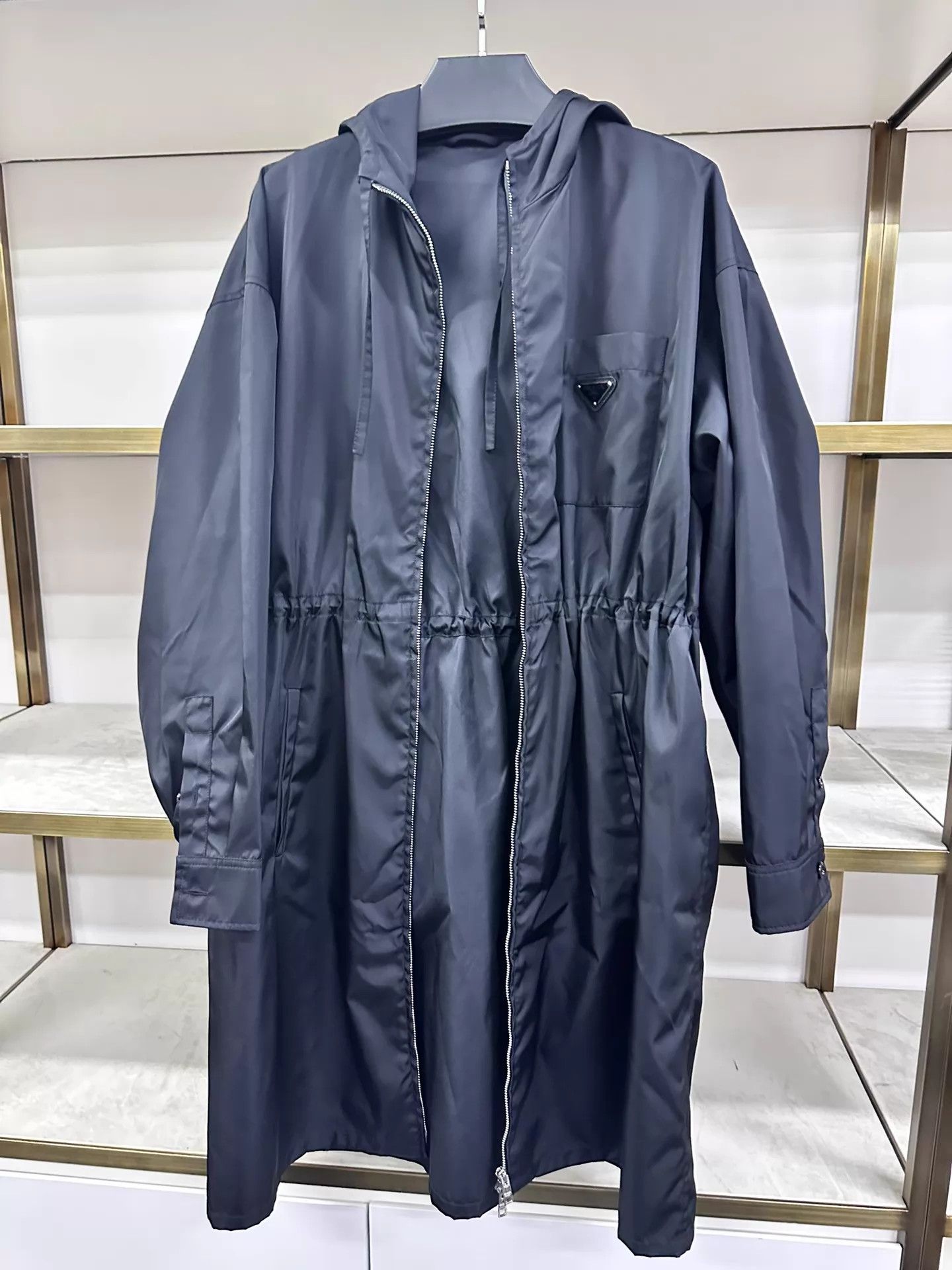 Prada Prada Trench Coat 40 (S57, C108, L102, Sl57) Size S / US 4 / IT 40 - 1 Thumbnail