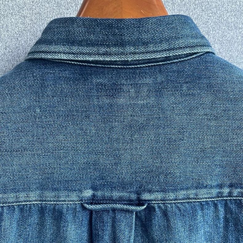 Balenciaga Balenciaga FW21 Denim Short Sleeve Shirt 2502-Nextarrow Size US L / EU 52-54 / 3 - 5 Thumbnail