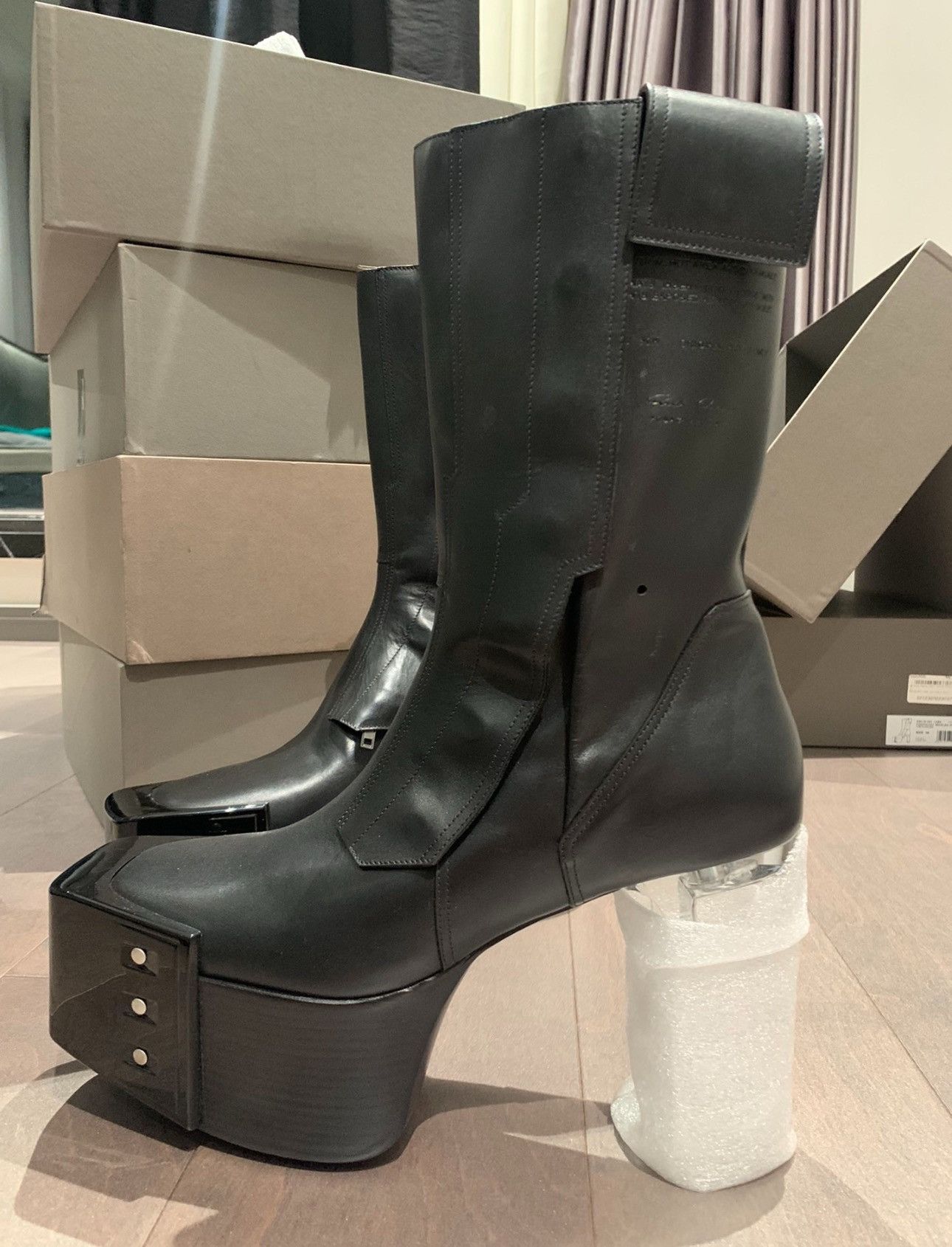 Rick Owens Rick Owens Cowboy Kiss Boot Size US 11 / EU 44 - 2 Thumbnail
