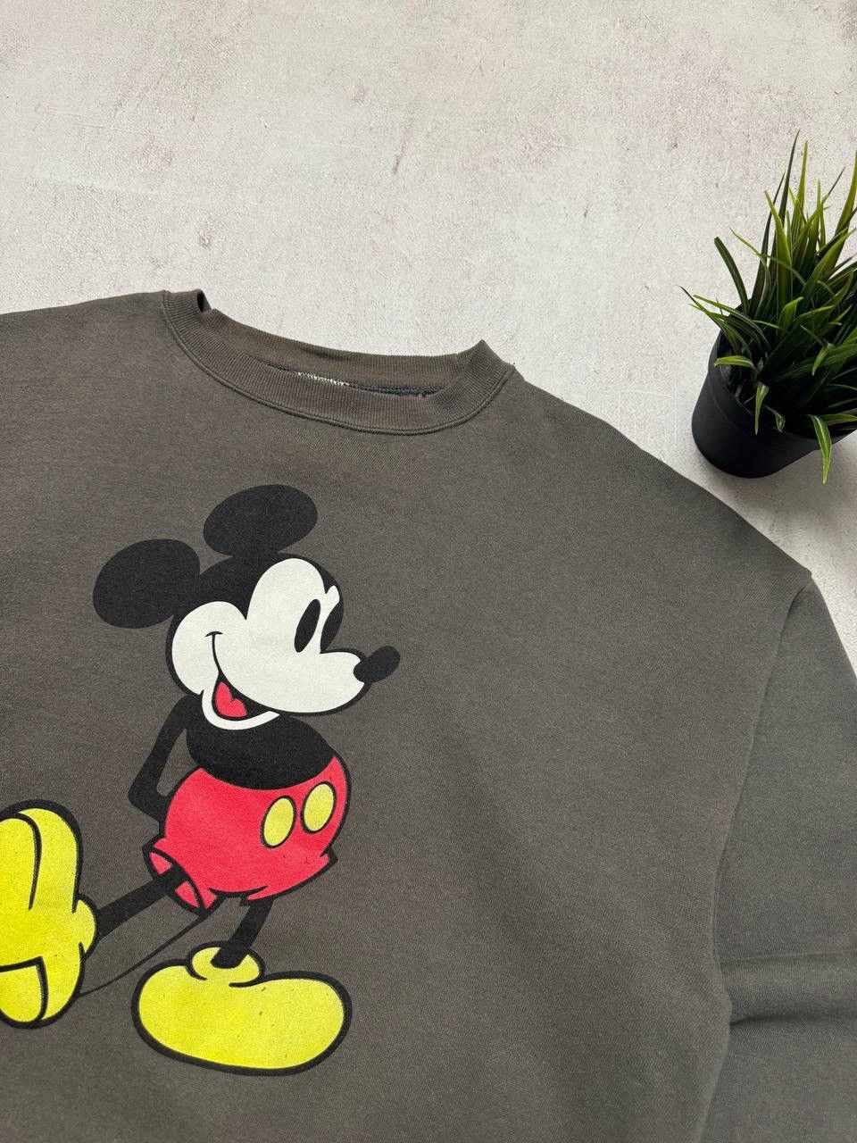 Mickey Mouse × Vintage Vintage Mickey Mouse Sweatshirt Crewneck Baggy USA y2k 90s Size US L / EU 52-54 / 3 - 5 Thumbnail