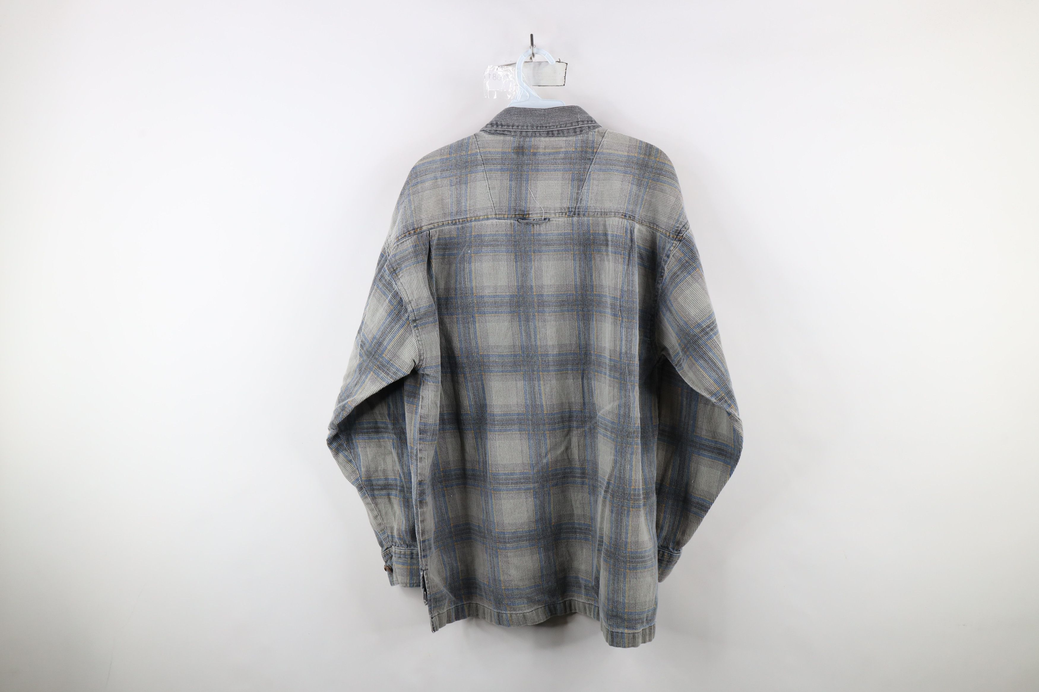 Vintage Vintage 90s Streetwear Collared Button Shirt Plaid Cotton Size US XL / EU 56 / 4 - 12 Thumbnail