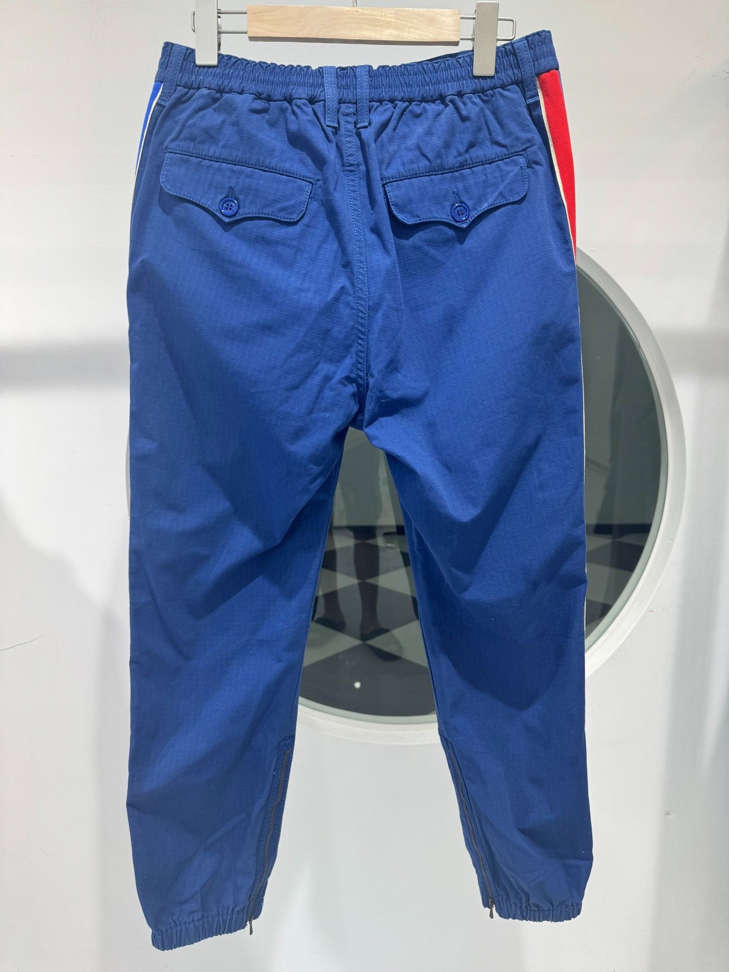 Gucci GUCCI blue logo school uniform trousers Size US 28 / EU 44 - 2 Thumbnail