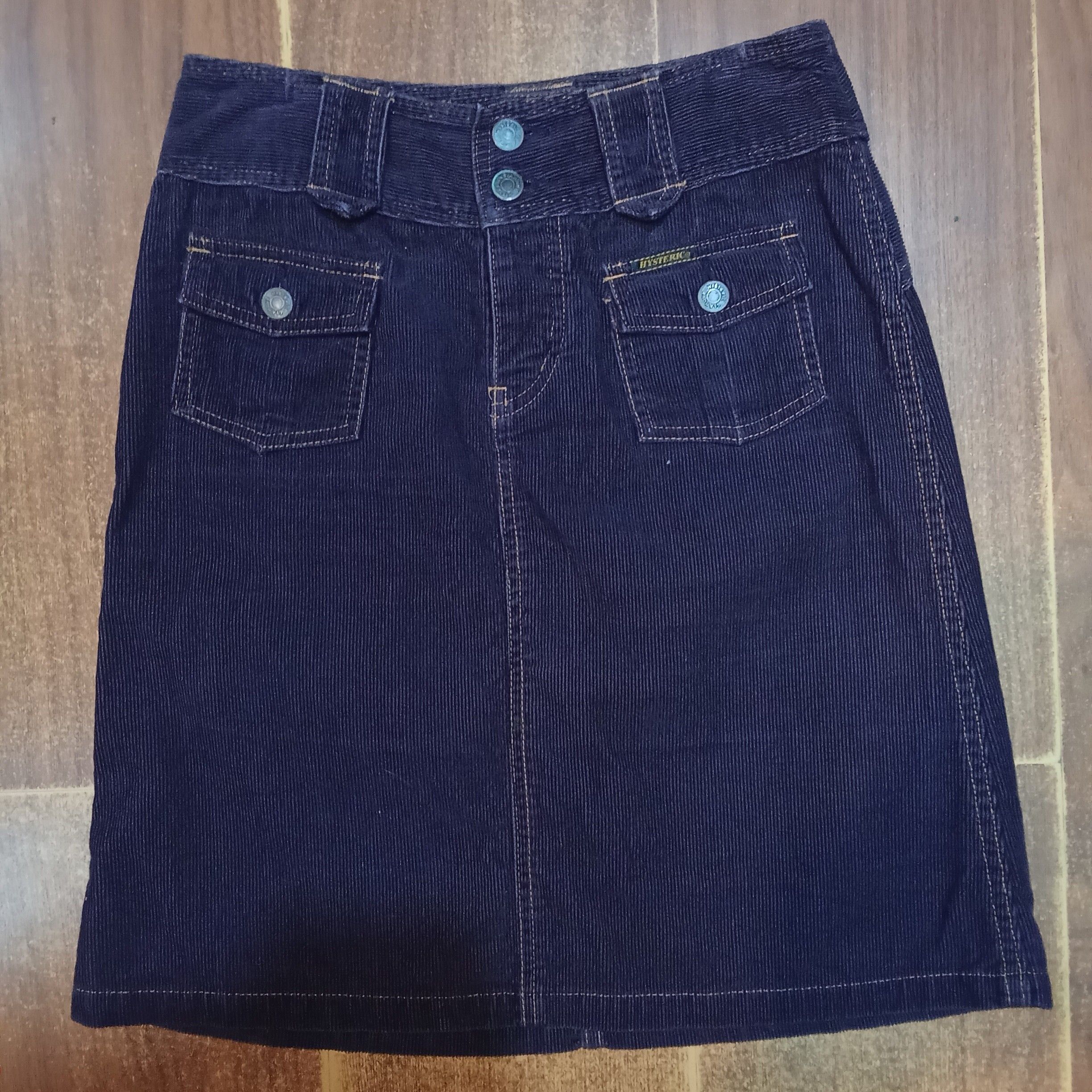 Hysteric Glamour Skirt Corduroy purple