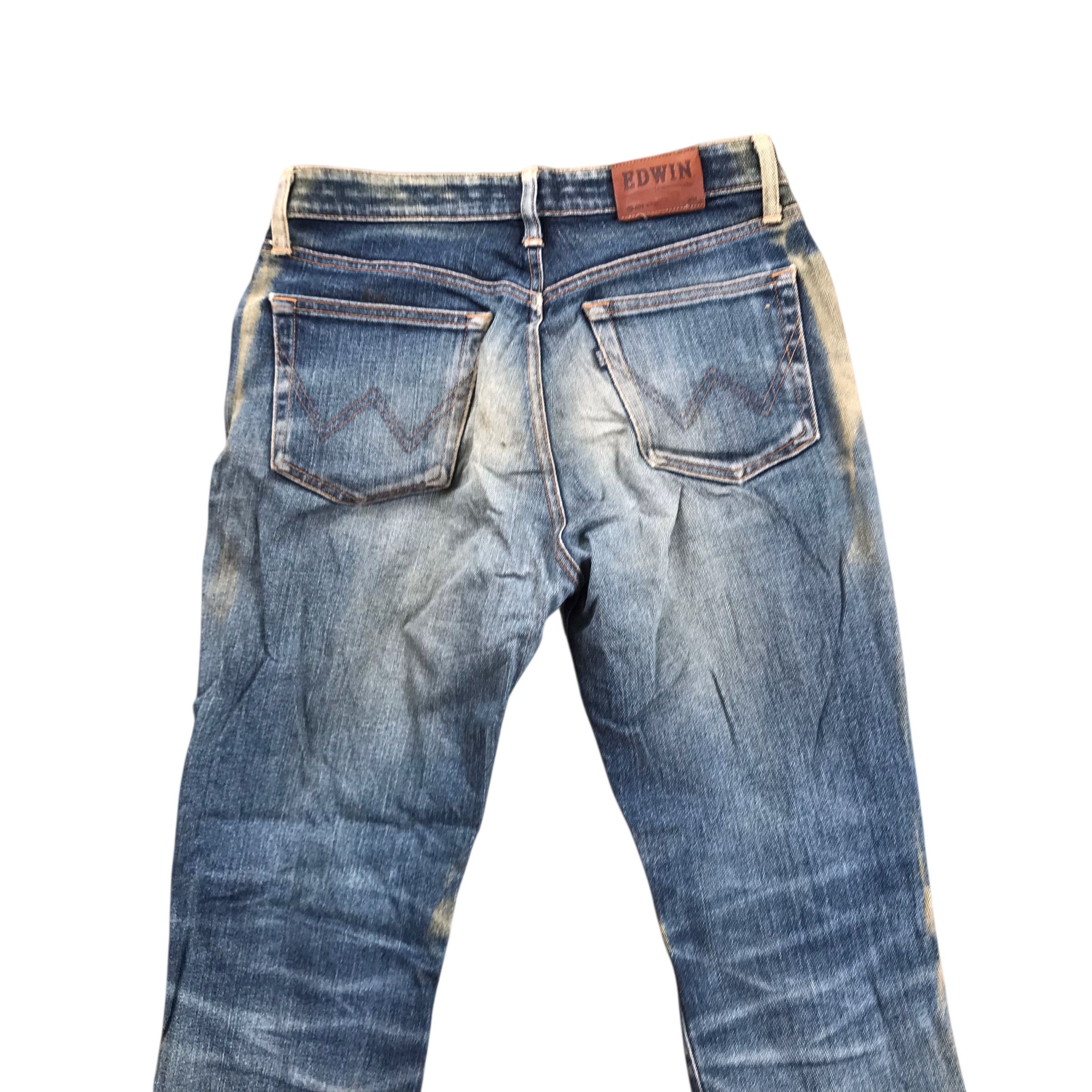 Edwin Vintage Edwin Distressed Denim Sun Faded-Size 30 Size US 30 / EU 46 - 6 Thumbnail