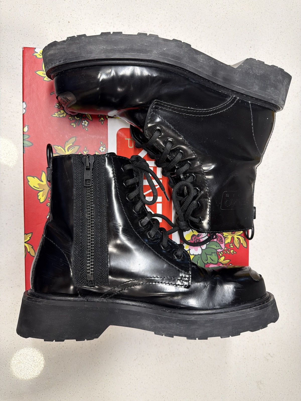 Kenzo KenzoSmile Lace-Up Boot Size 40 Size US 7 / EU 40 - 2 Thumbnail