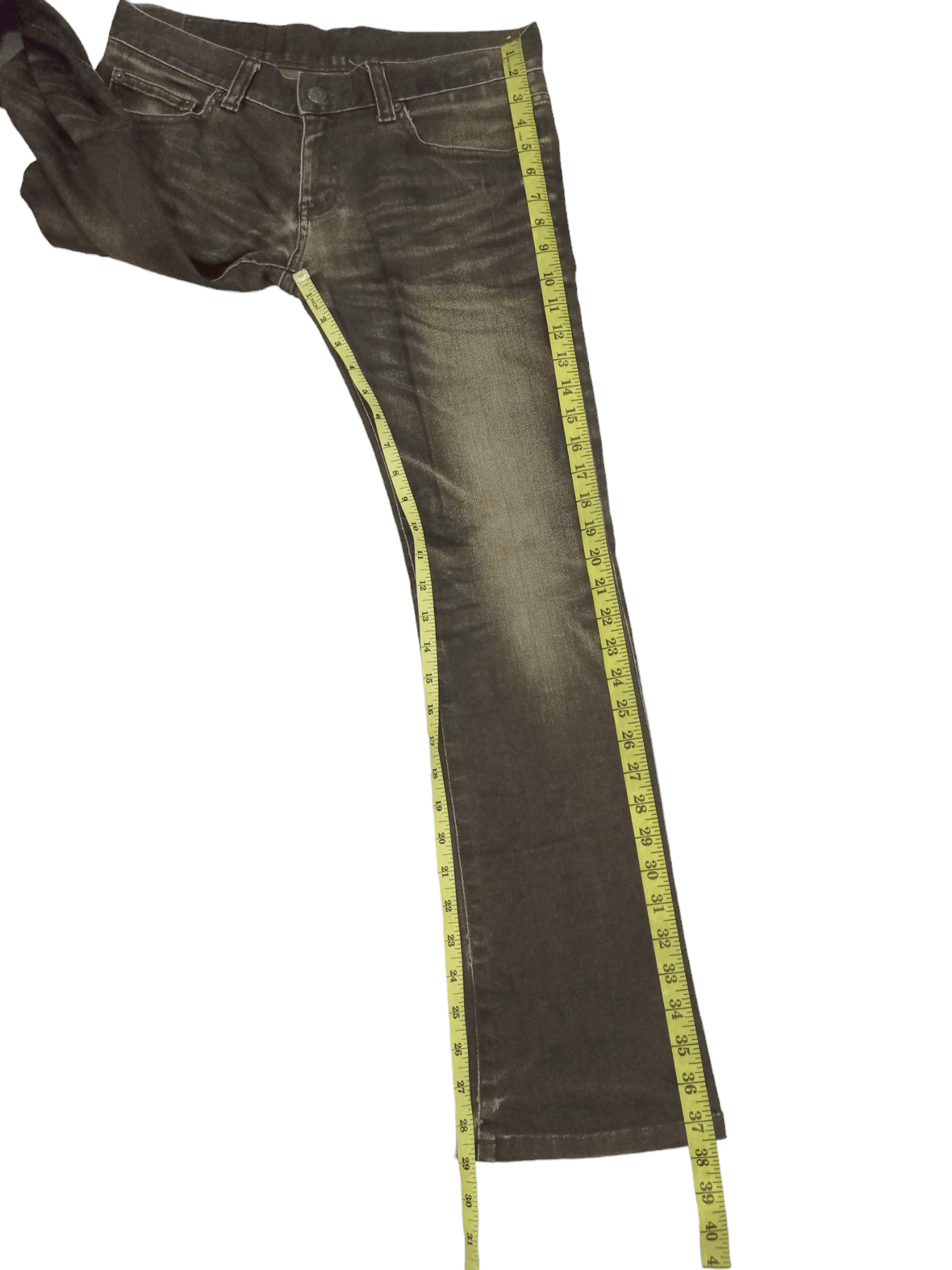 Tornado Mart Tornado Mart Stretchable Mud Washed Flared Denim Size US 30 / EU 46 - 20 Thumbnail