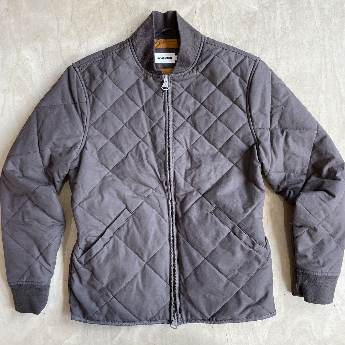 The Quilted Bomber Jacket Waxed Cotton Halley Stevensons 36
