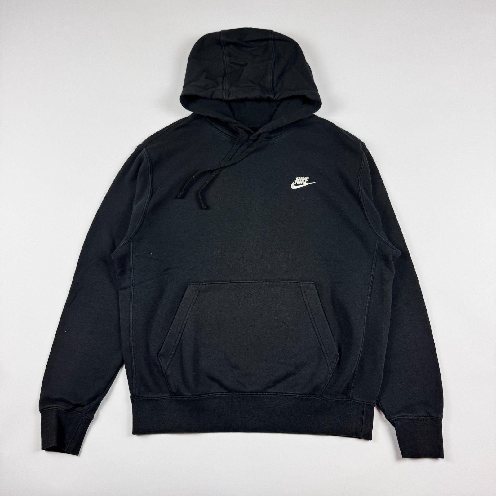 Nike Nike Hoodie M Black Pullover Swoosh Sweatshirt Size US M / EU 48-50 / 2 - 9 Thumbnail