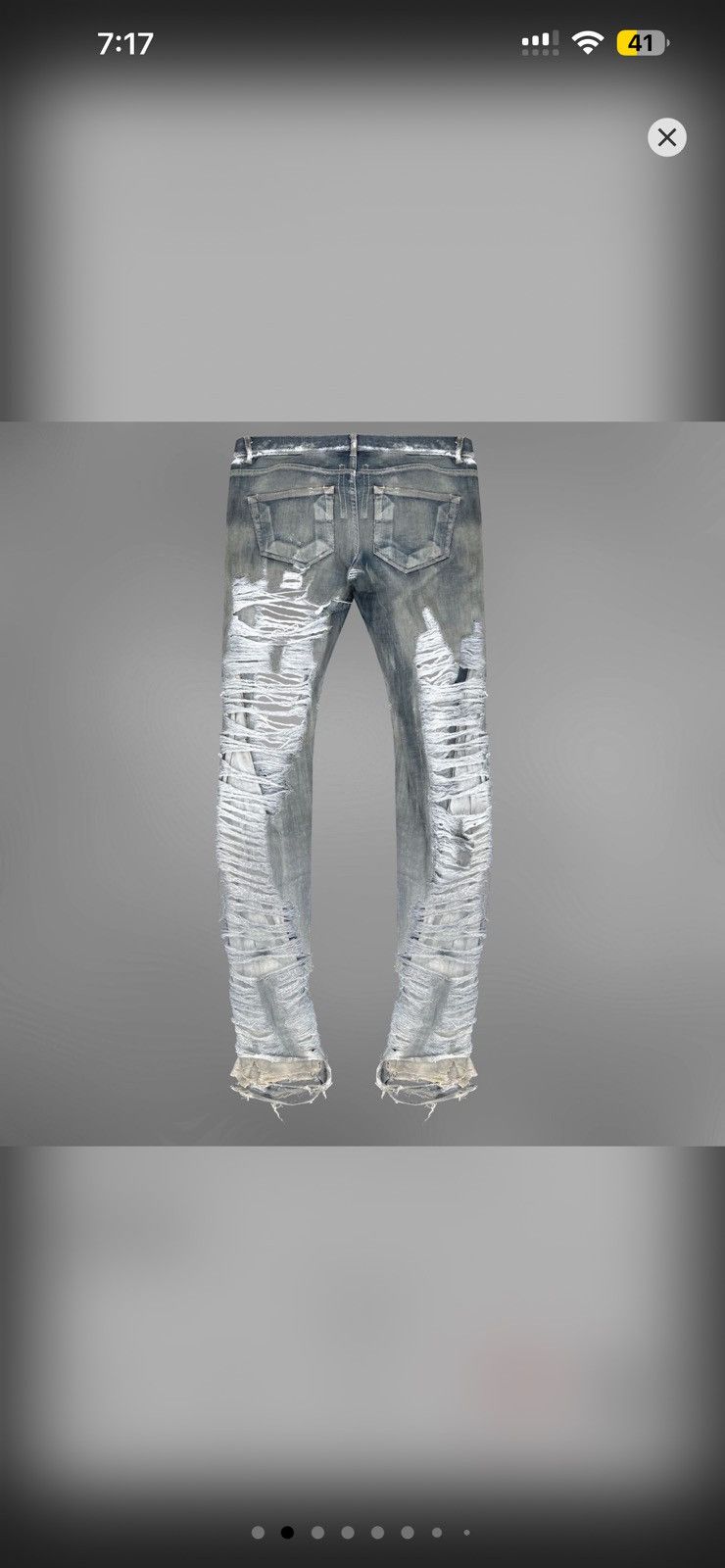 Rick Owens Rick owens 2009ss hog wash banana cut Size US 28 / EU 44 - 2 Thumbnail