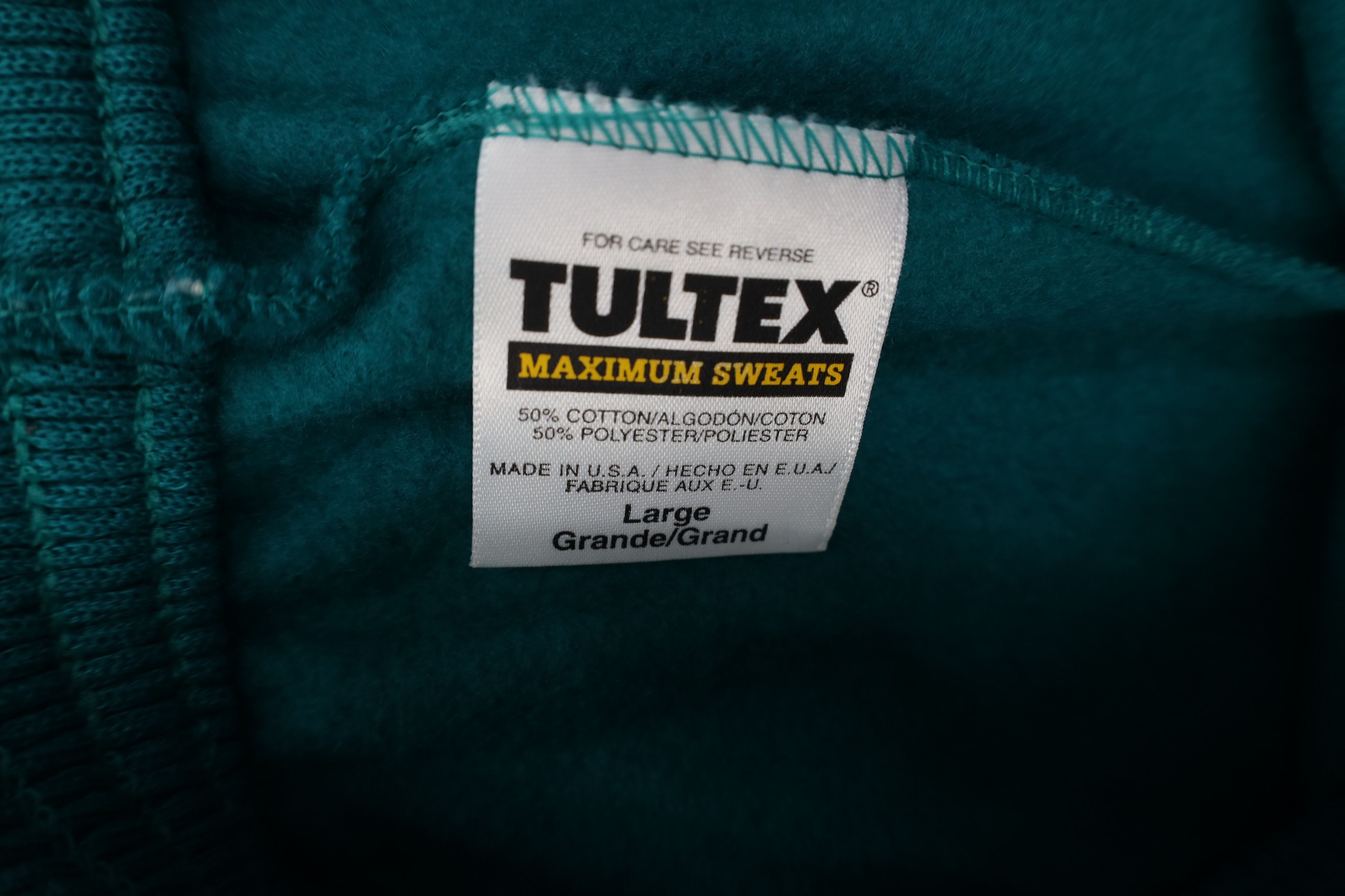 Vintage Deadstock Vintage 90s Streetwear Sweatpants Joggers Teal USA Size 26" / US 2 / IT 38 - 7 Thumbnail
