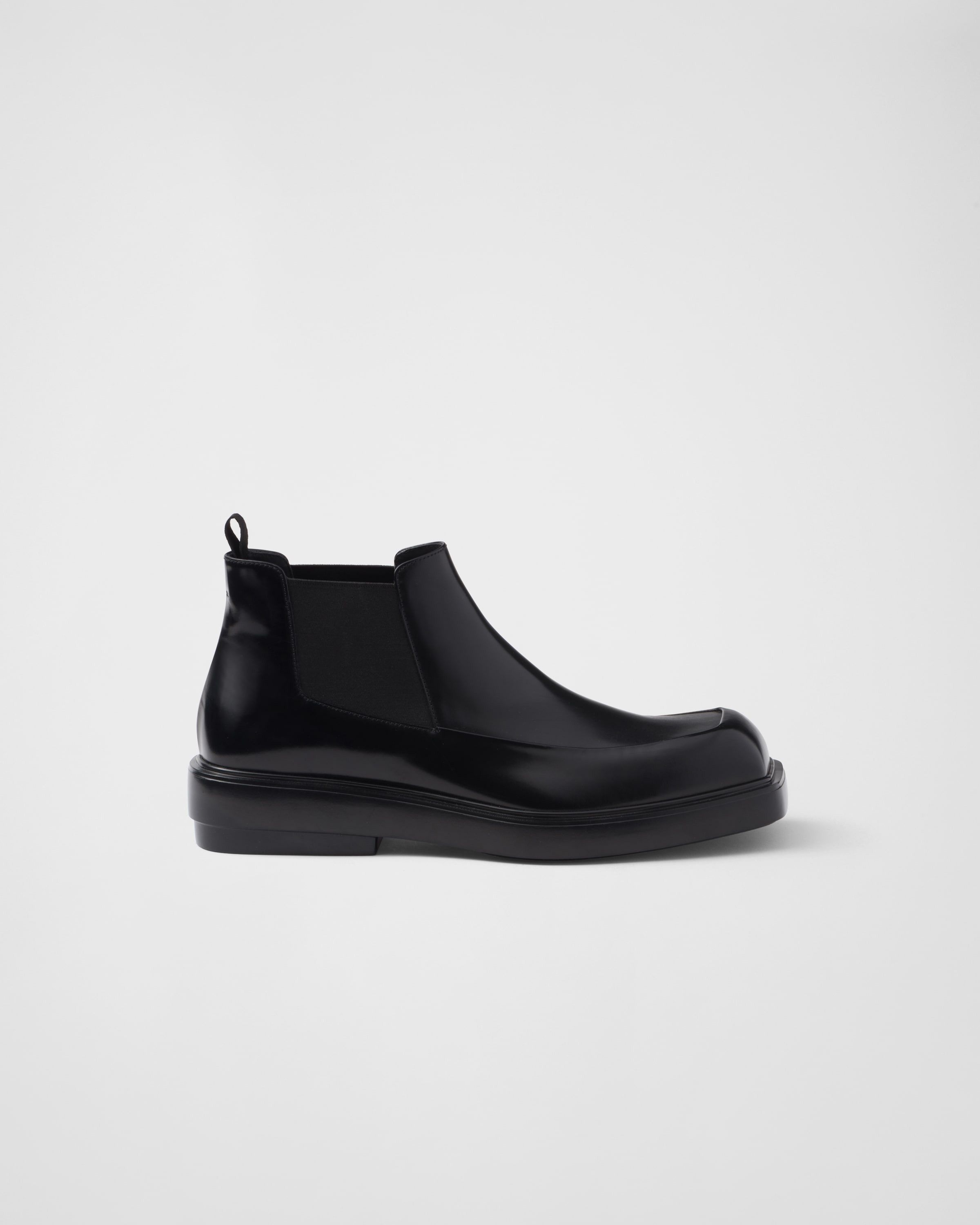 Prada o1mt1gz0225 Brushed Chelsea Boots in Black Size US 7 / EU 40 - 2 Thumbnail