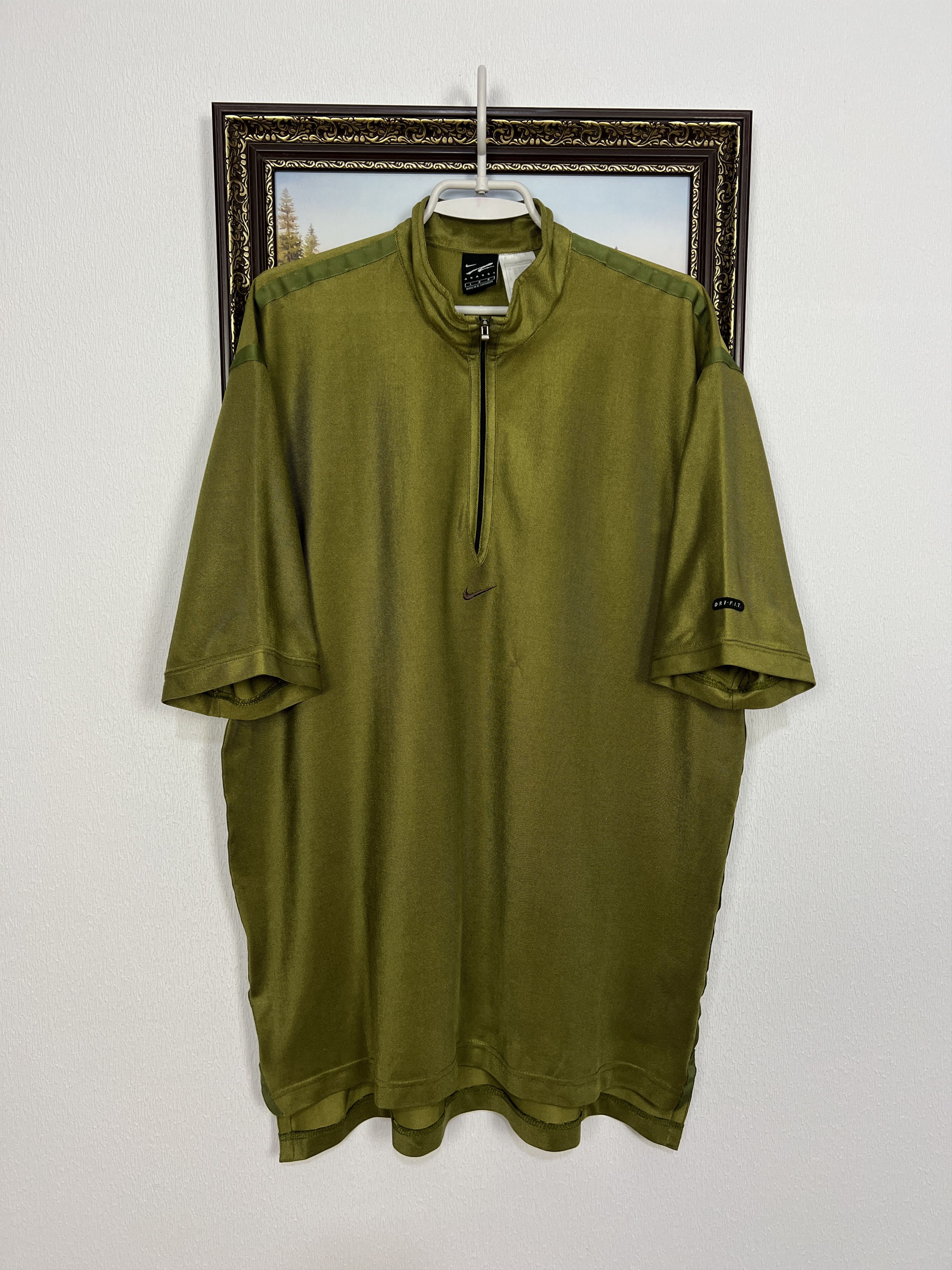 Nike Vintage 90's Nike Court Andre Agassi Tennis Shirt Jersey Size US L / EU 52-54 / 3 - 1 Thumbnail