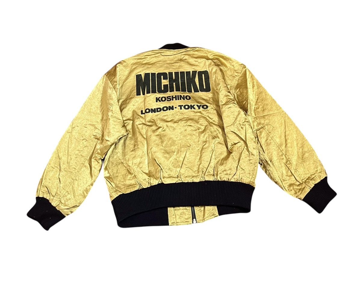 Michiko Koshino London TAX FREE 🇺🇸 Vintage michiko koshino gold bomber jacket Size US XL / EU 56 / 4 - 1 Thumbnail