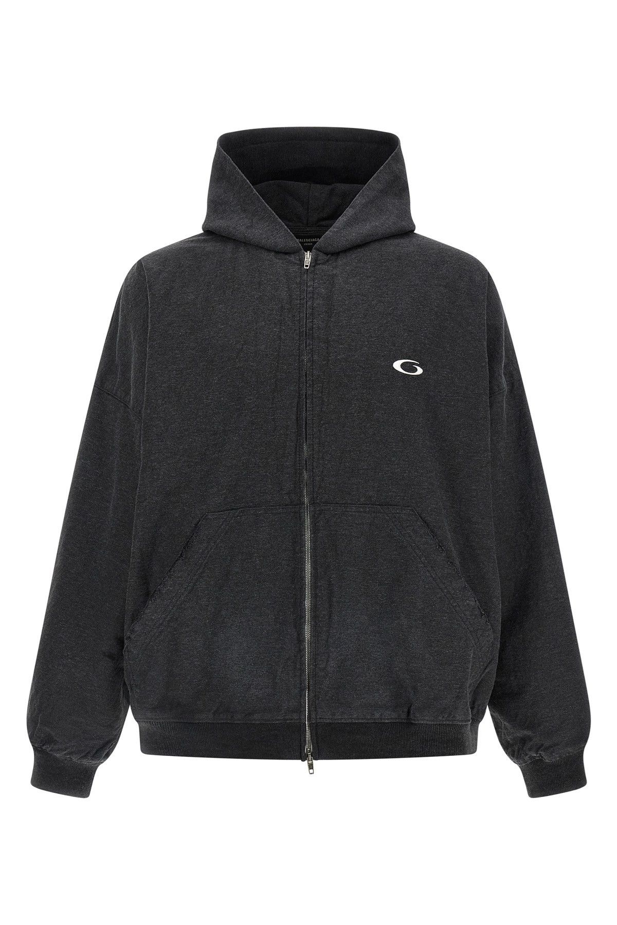 Balenciaga 'Trompe L'Œil' hoodie Size US M / EU 48-50 / 2 - 1 Thumbnail