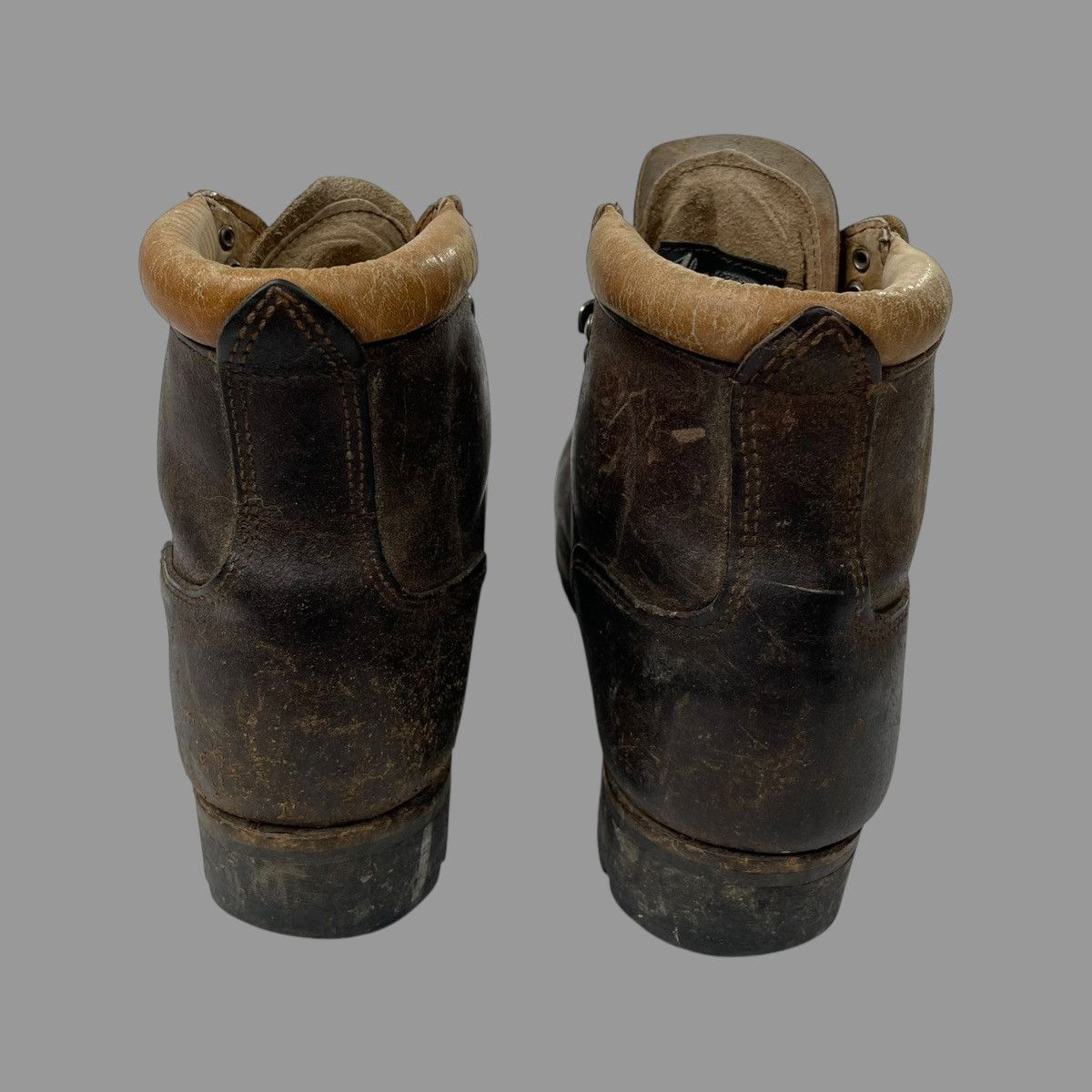 Vibram × Vintage Vintage 1960s brown leather hiking boots Size US 8.5 / EU 41-42 - 5 Thumbnail