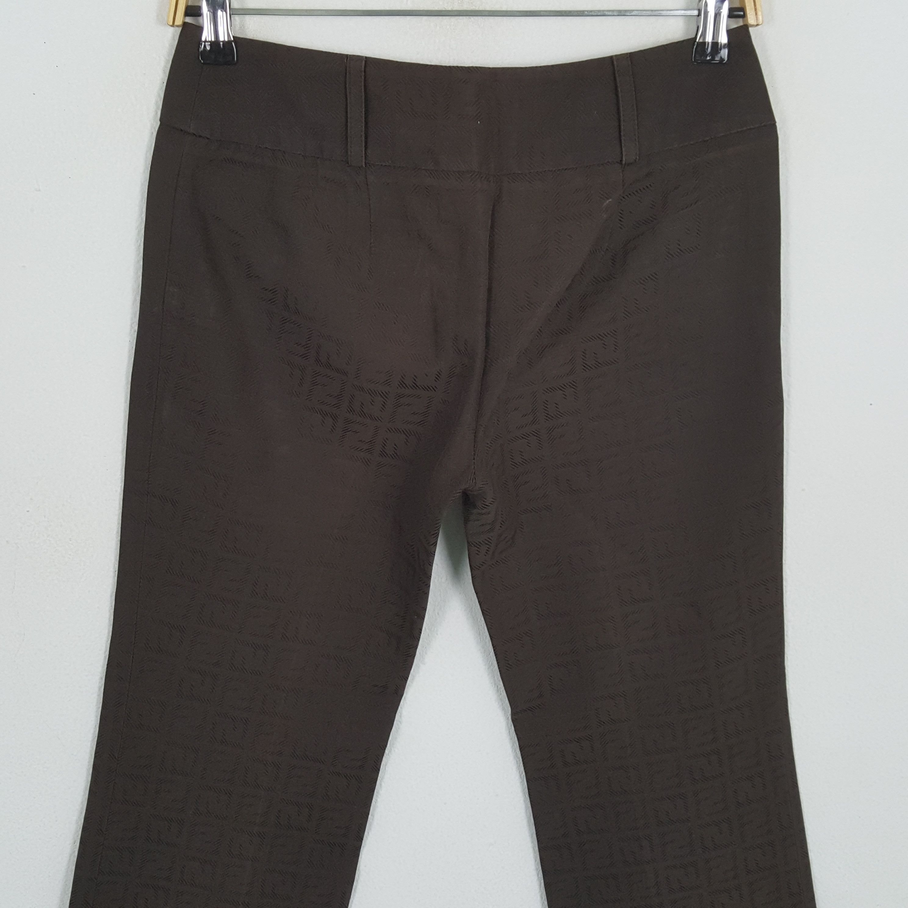 Fendi × Vintage Vintage FENDI Italian Fashion Brand Monogram Design Pants Size 27" / US 4 / IT 40 - 5 Thumbnail