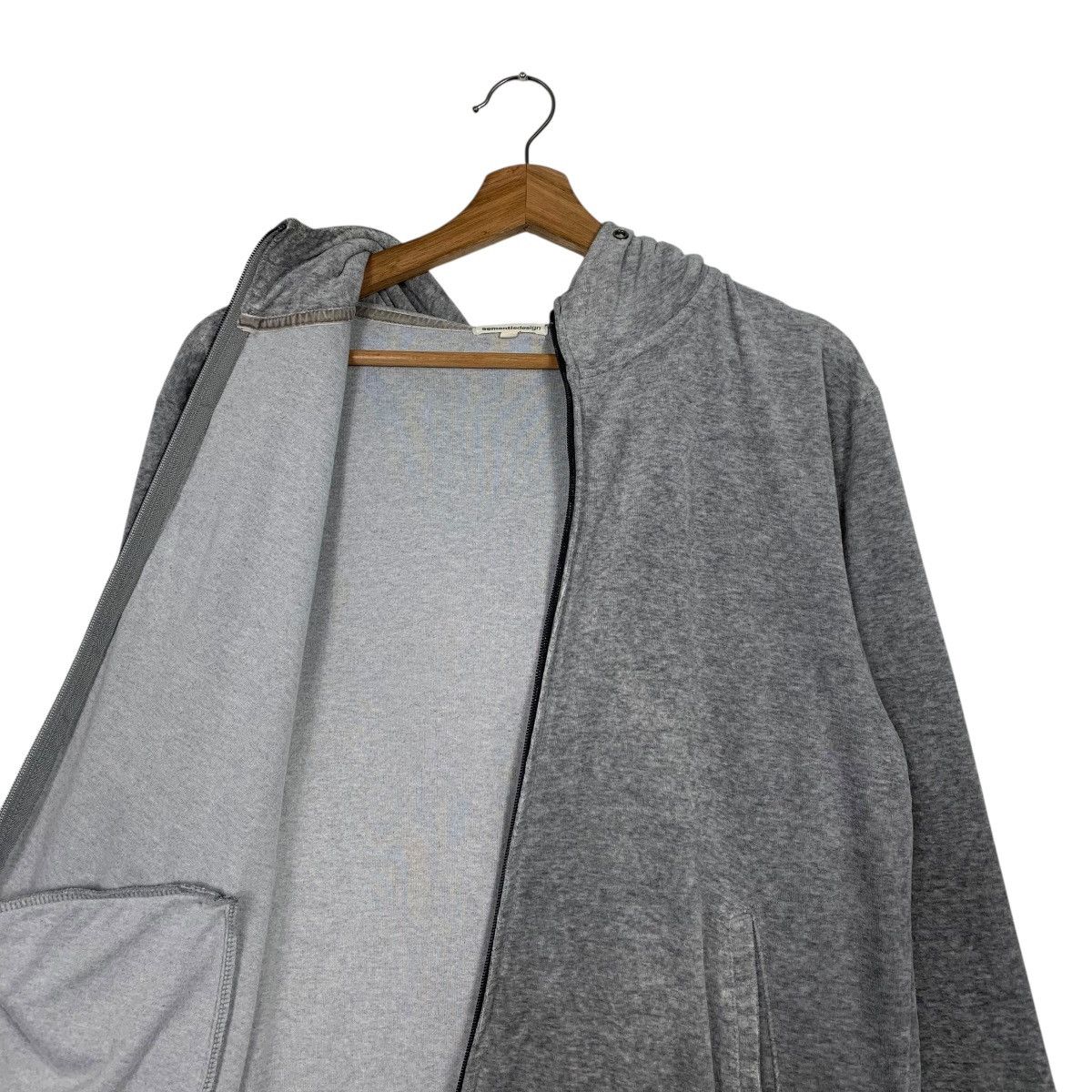 semanticdesign Semantic Design Plain Zipper Hoodie Size US L / EU 52-54 / 3 - 11 Thumbnail