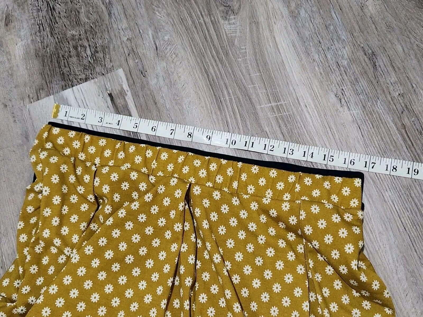 Designer Lularoe Skirt Lot Extra Large Lemons Polka Dots Stretch Size 40" / US 18 - 6 Thumbnail