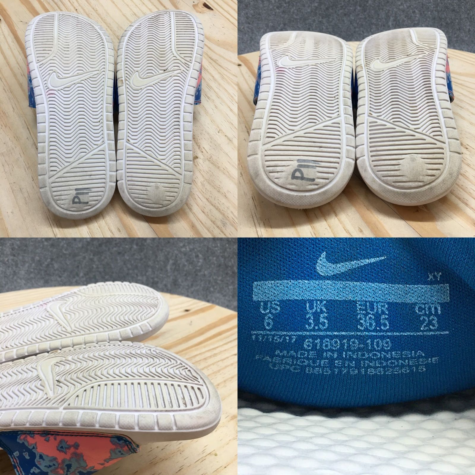 Nike Nike Benassi JDI Sandals Womens 6 Multicolor Print Slides Open Toe Casual Womens Shoes Size US 6 / IT 36 - 9 Thumbnail