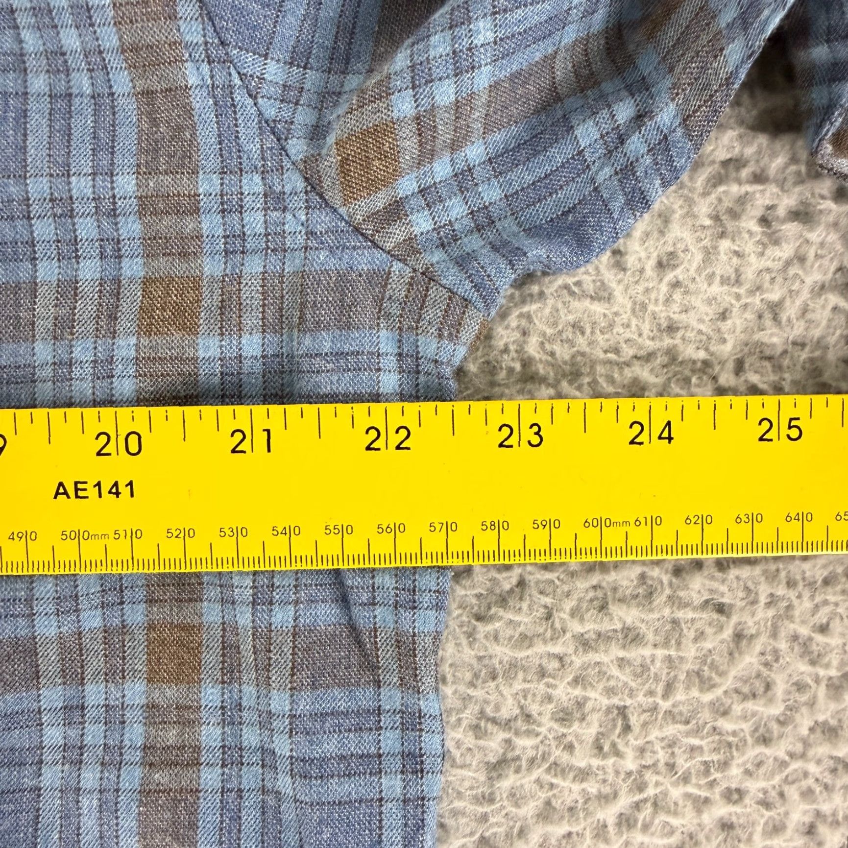 Quiksilver Quiksilver Waterman Button-Down Shirt Mens Large Blue Plaid Regular Fit LS Size US L / EU 52-54 / 3 - 5 Thumbnail