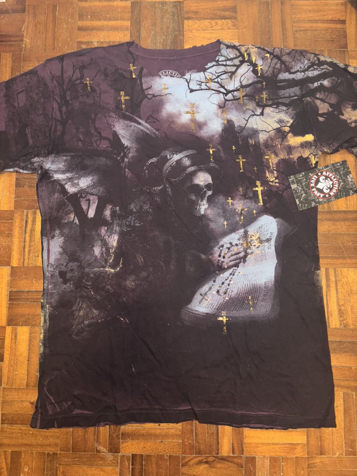 Affliction USA Affliction Royalty T-Shirt - Y2K Grunge Style Size US XL / EU 56 / 4 - 1 Thumbnail