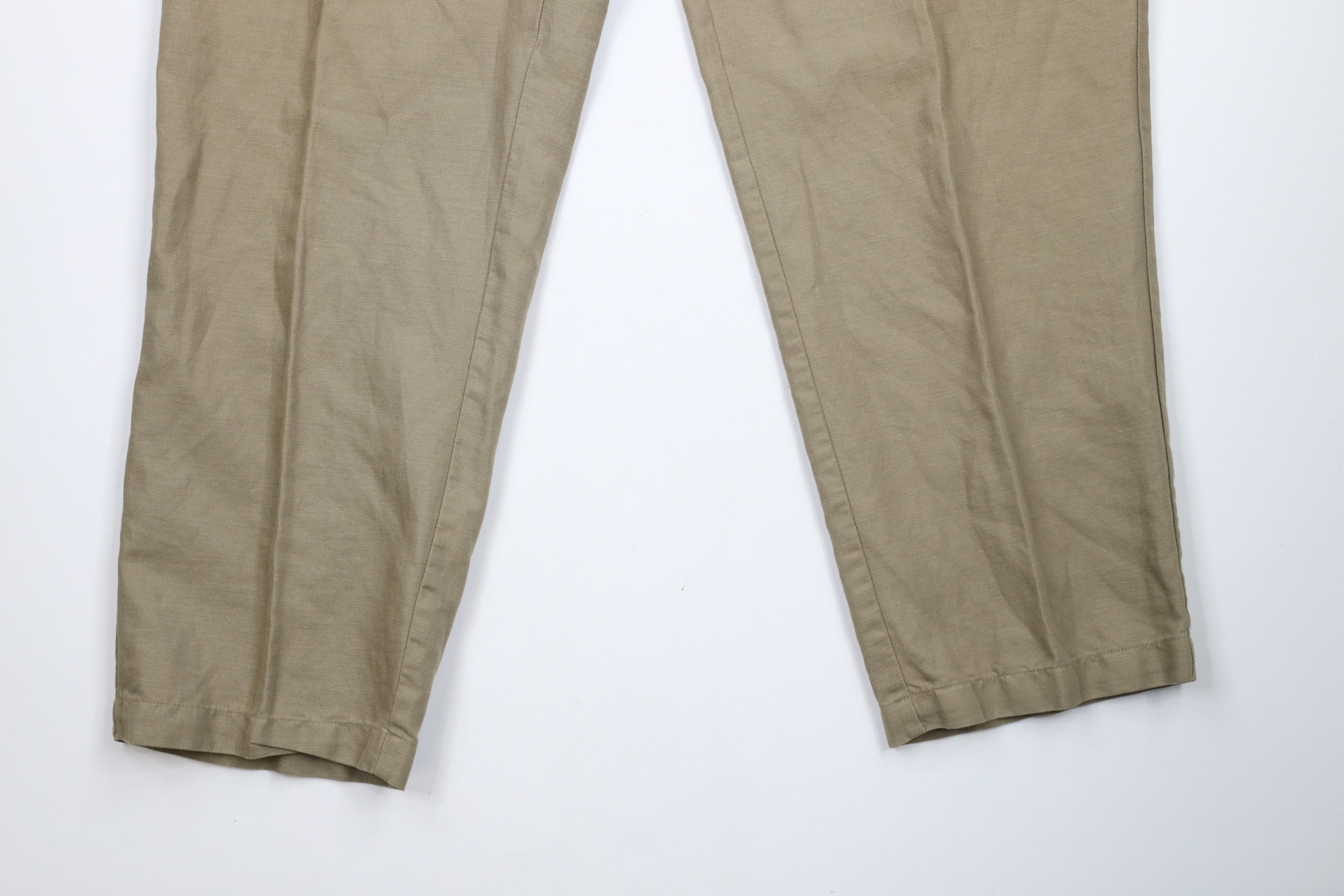 Ralph Lauren × Vintage Vintage 90s Ralph Lauren Blend Wide Leg Chino Pants Beige Size US 40 / EU 56 - 4 Thumbnail