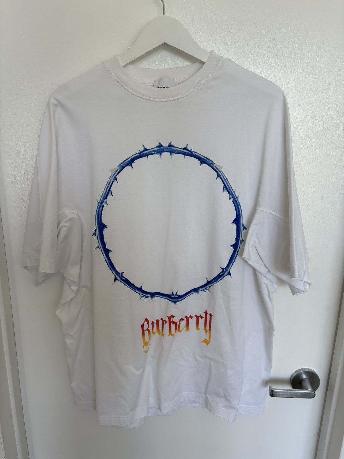 Burberry Burberry oversized thorn t shirt white medium Size US M / EU 48-50 / 2 - 1 Thumbnail