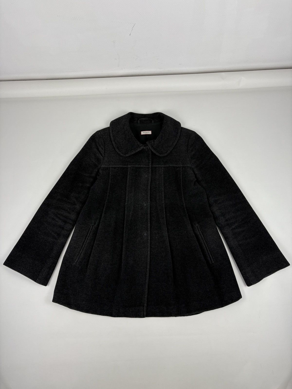 Max Mara Rare Max&Co Classics Wool Rabbit Silk Italy Oversize Beaver Winter Coat Jacket Trench Size M / US 6-8 / IT 42-44 - 5 Thumbnail