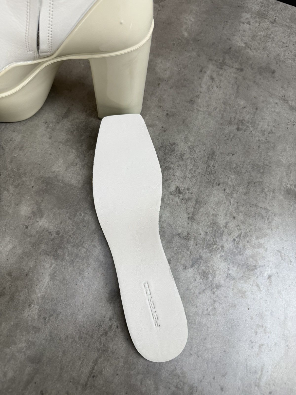 Peter Do at.kollektive x Peter Do Leather Platform Ankle Boots White Size US 10 / IT 40 - 16 Thumbnail