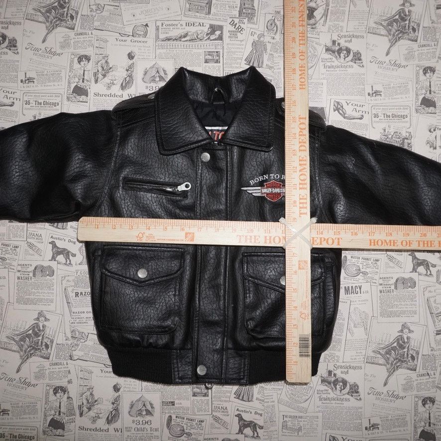 Harley Davidson 5 -Vintage Y2K Harley Davidson 90s motorcycle leather jacket Size S / US 4 / IT 40 - 4 Thumbnail