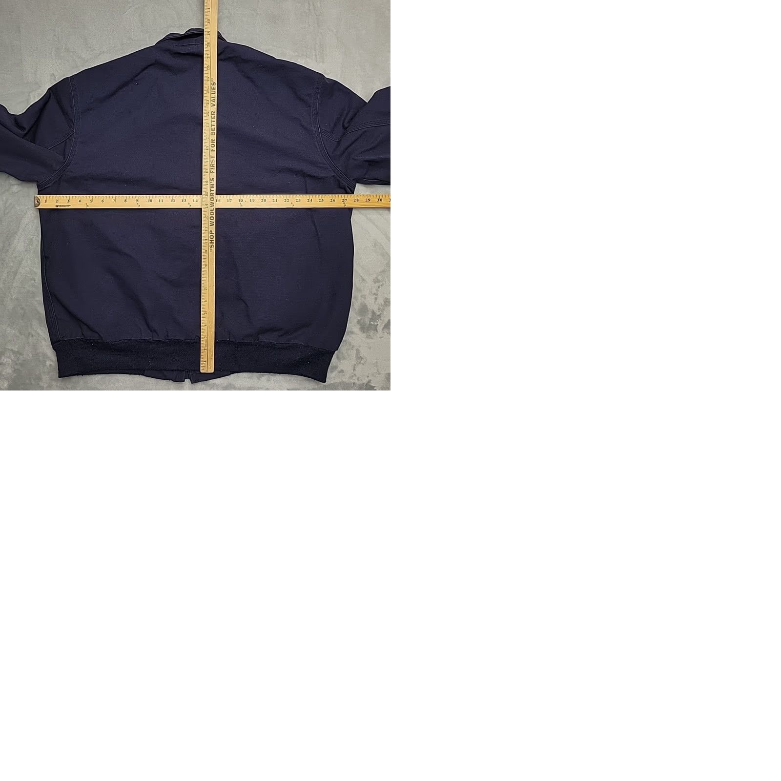 Carhartt Carhartt Flame Resistant Jacket Mens XL Navy Canvas Bomber FRJ020 DNY Workwear Jacket Size US XL / EU 56 / 4 - 9 Thumbnail